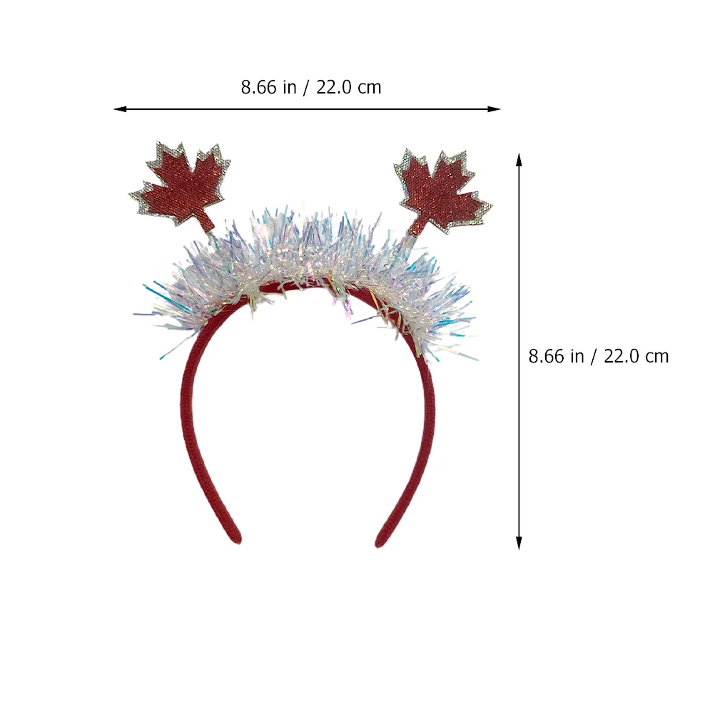 Party Head Bopper National Day Hair Accessories Band Pompom Carnival Hoop Tinsel