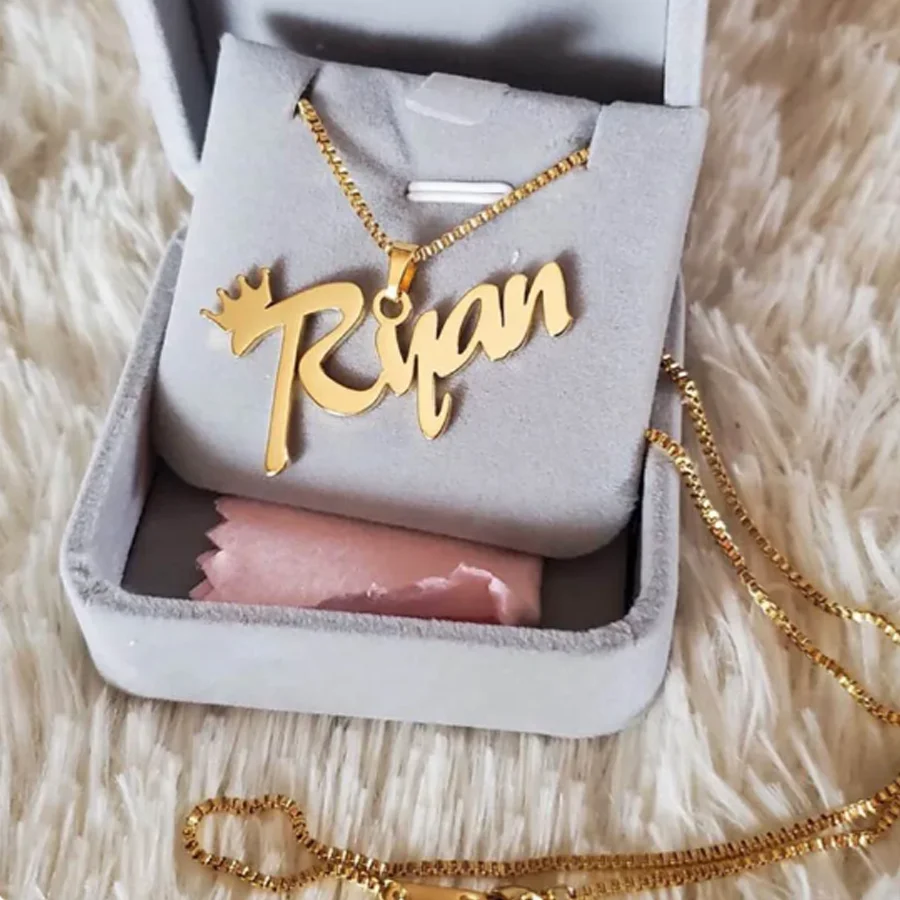 Рисунок 4 - Ожерелье с именем на заказ из нержавеющей стали