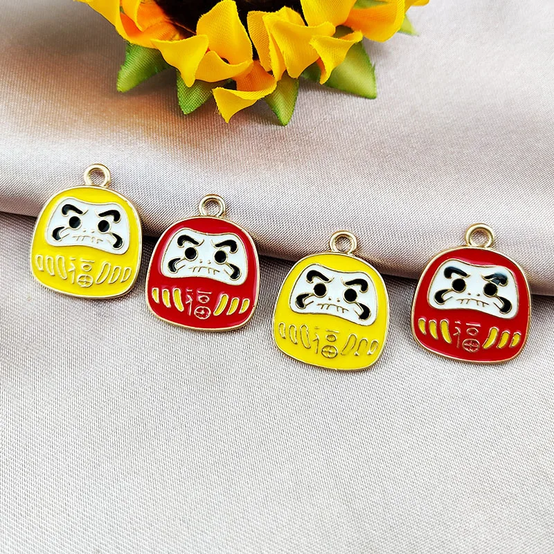 

10pcs/lot Enamel Cartoon Shape Charms DIY Jewelry Making Fashion Earring Necklace Bracelet Pendants Accessories