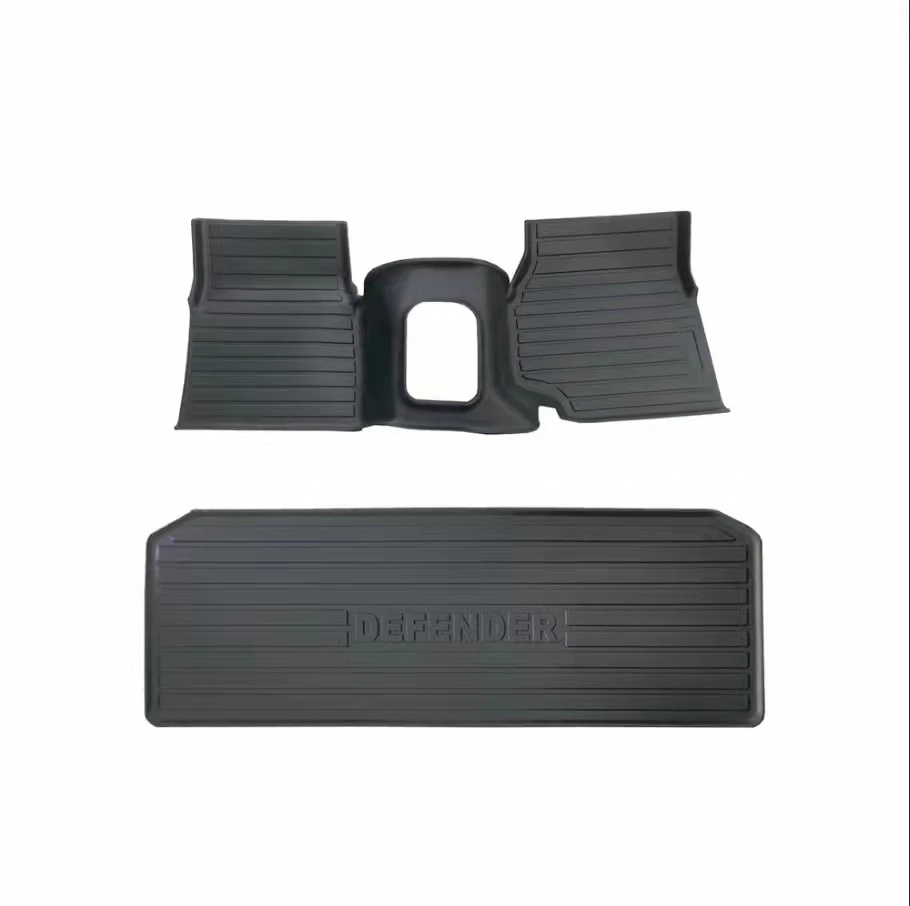 Купи Interior Kits right hand drive and left hand drive rubber car mats for land rover defender 90 110 за 8,622 рублей в магазине AliExpress