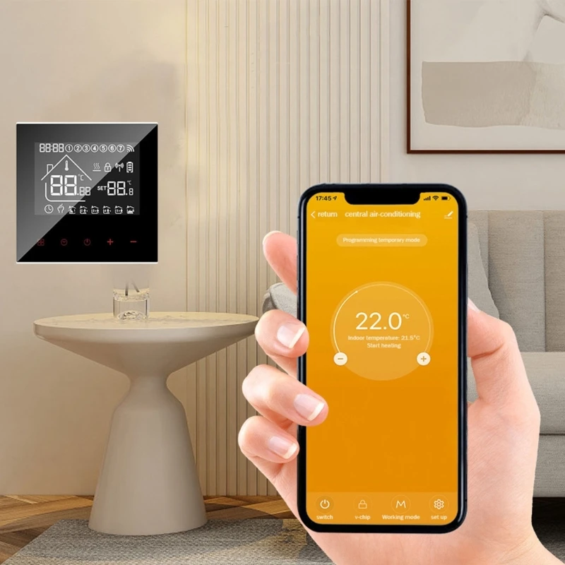 

Upgraded Thermostat WiFi for Electric Underfloor Heating Temp Controller