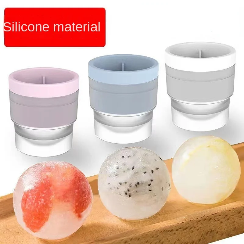 

Large Ice Ball Mold Silicone Sphere DIY Ice Round Shape Machine Jelly Making Cocktail Whiskey Drink Ice Cube Mold Kitchen Tools