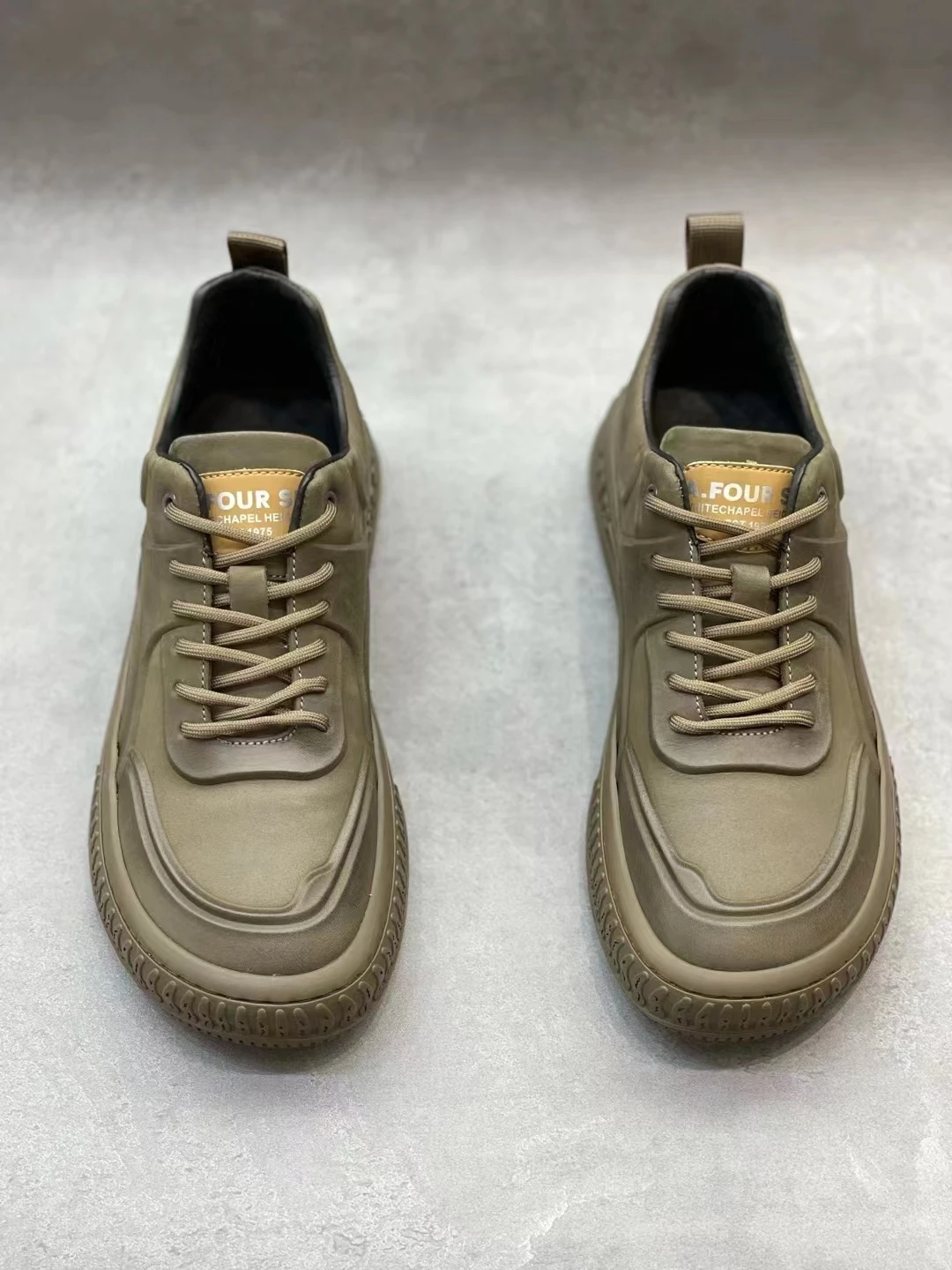 22-03 Новая легкая роскошная мужская обувь из высококачественной натуральной кожи