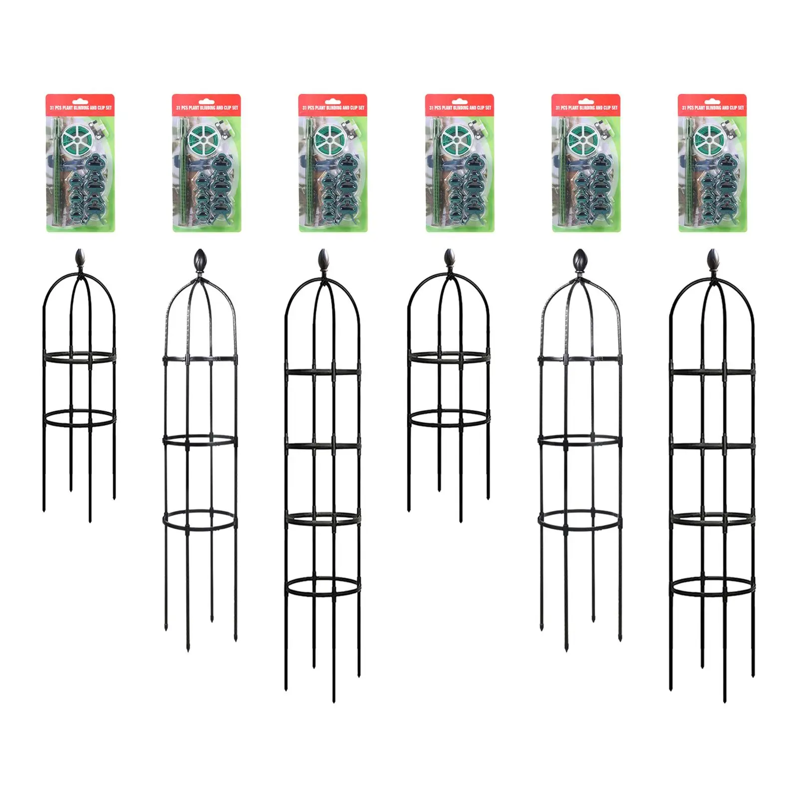 Садовая решетка обелиска клетки для поддержки растений держатель