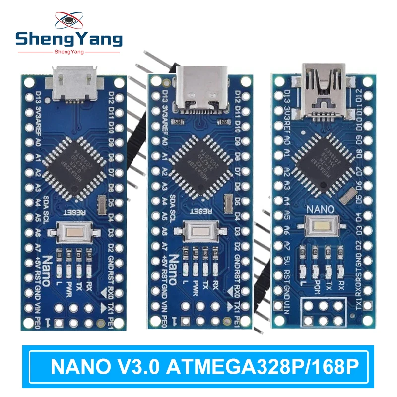 TZT Nano с Загрузчиком совместимый контроллер 3 0 Для arduino CH340 USB драйвер 16 МГц v3.0