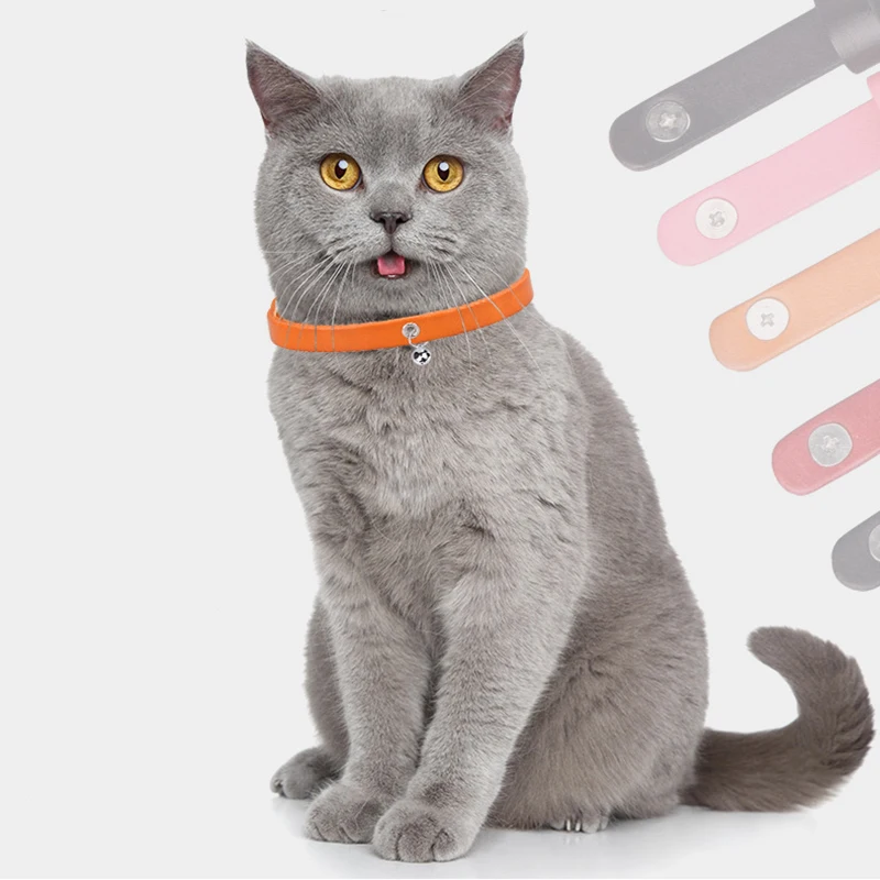

High Quality Genuine Leather Cat Collar Durable Vintage Soft Comfortable D-Ring Pet Collar For Small Breed Dogs And Kitty
