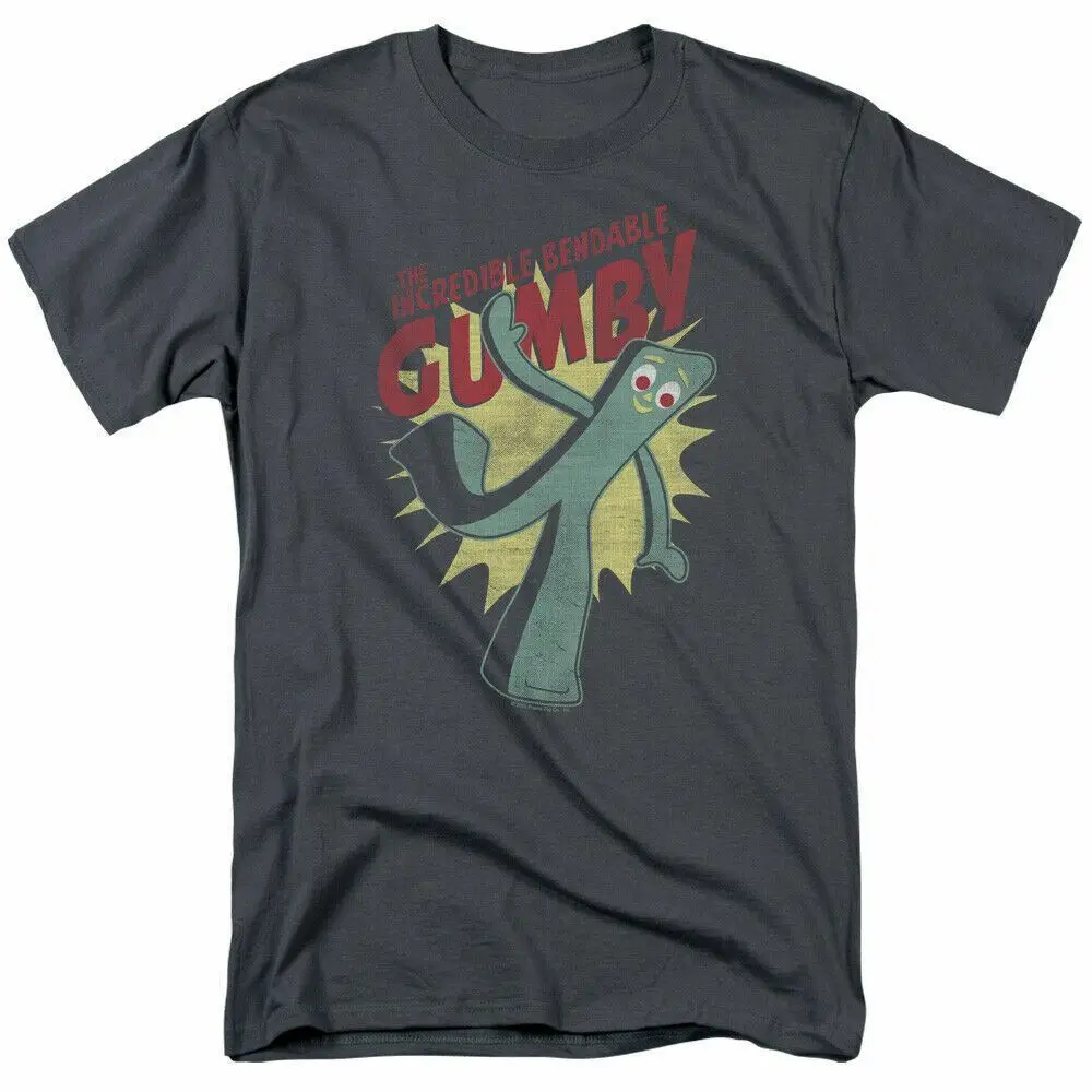 Gumby гибкая футболка с логотипом Лицензионная классическая мужская древесным