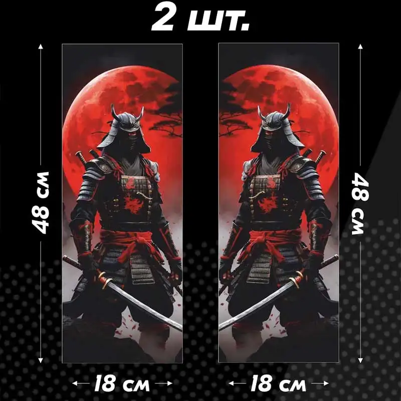 

Автомобильные наклейки на узкие самурайские дверные стойки автомобиля, водонепроницаемая виниловая наклейка, Стайлинг автомобилей, внешние аксессуары Y63