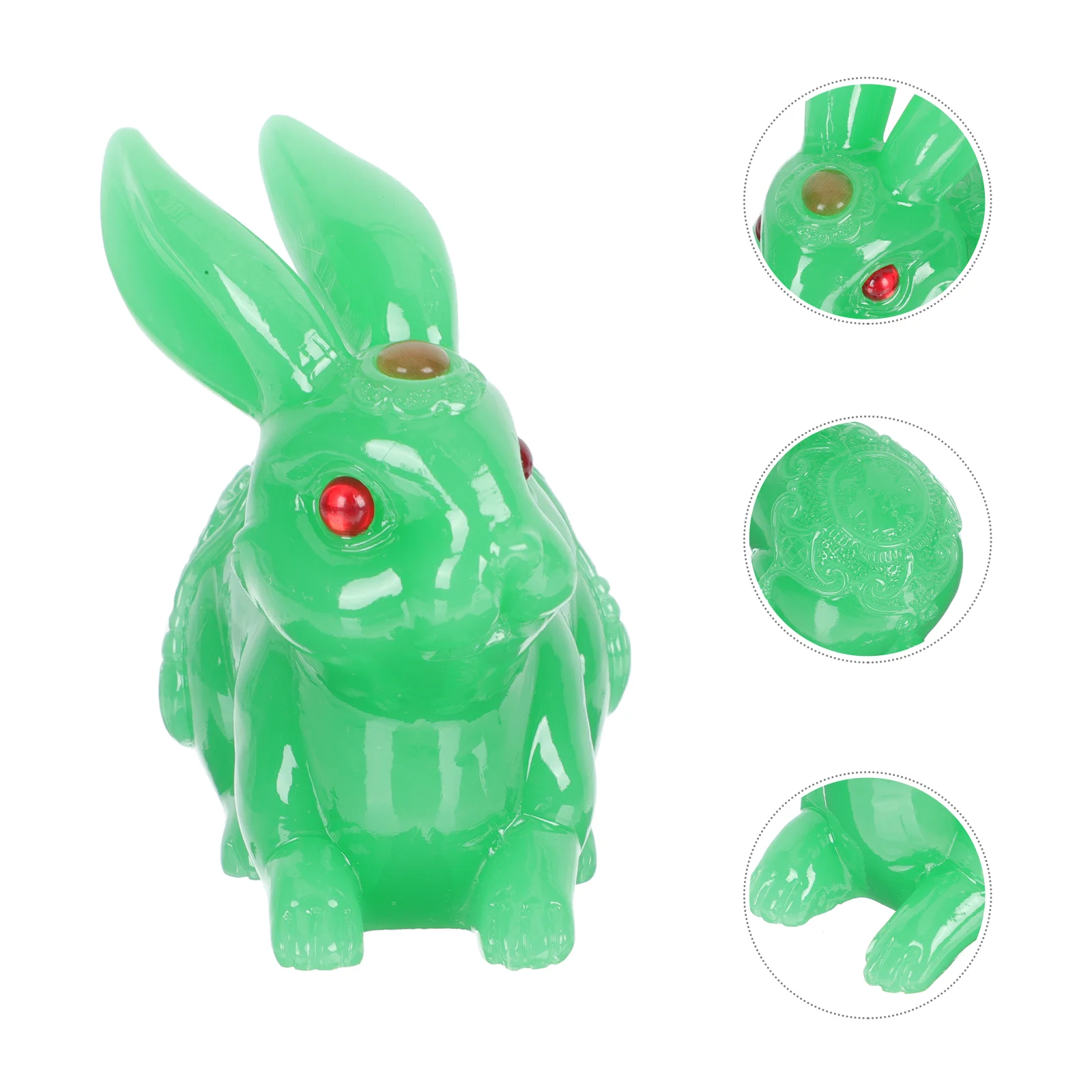 

Rabbit Bunny Easter Figurines Figurine Miniature Statue Table Garden Decorative Decoration Resin Mini Model Ornaments Adornment