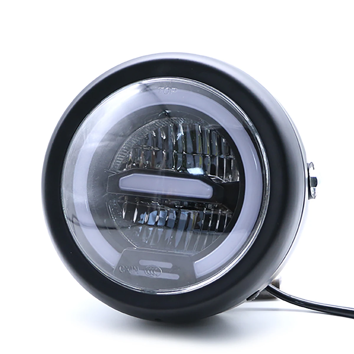 

Motorcycle 6.5" LED Headlight Scooter Retro Black Light Universal 6.5 inch led Head Lamp for Harley Cafe Racer Honda CG125 GN125