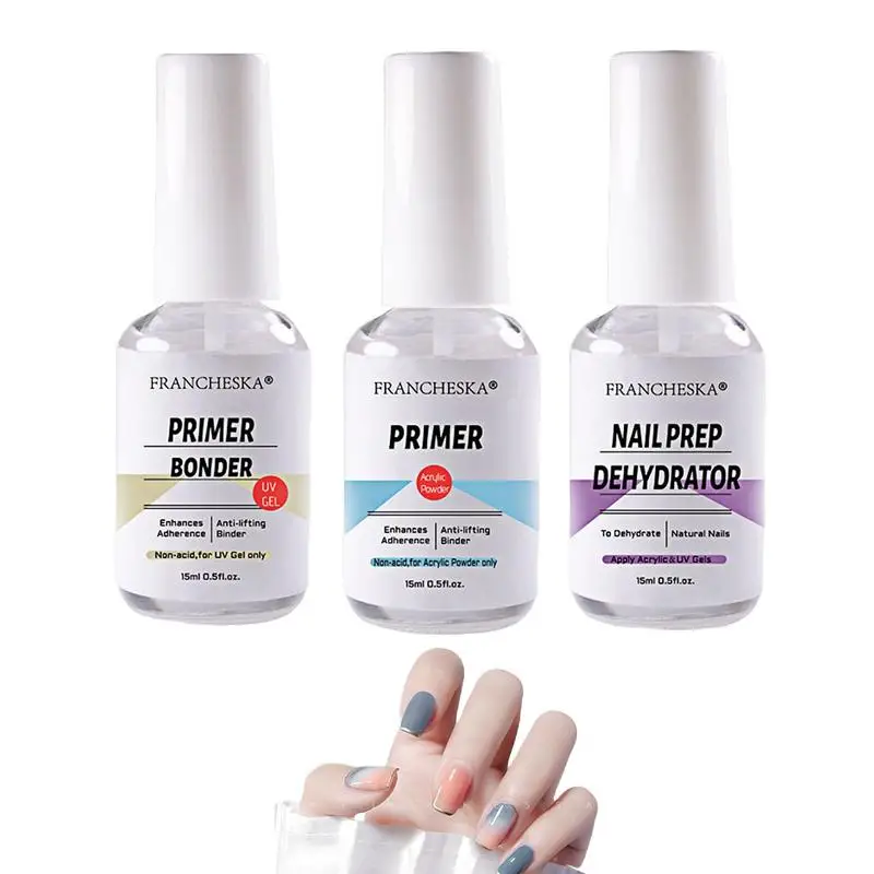 

Nail Dehydrator And Nail Primer Bonder For Nail Prepping Nail Protein Bond Superior Bonding Primer For Gel Nail Polish Poly Ex