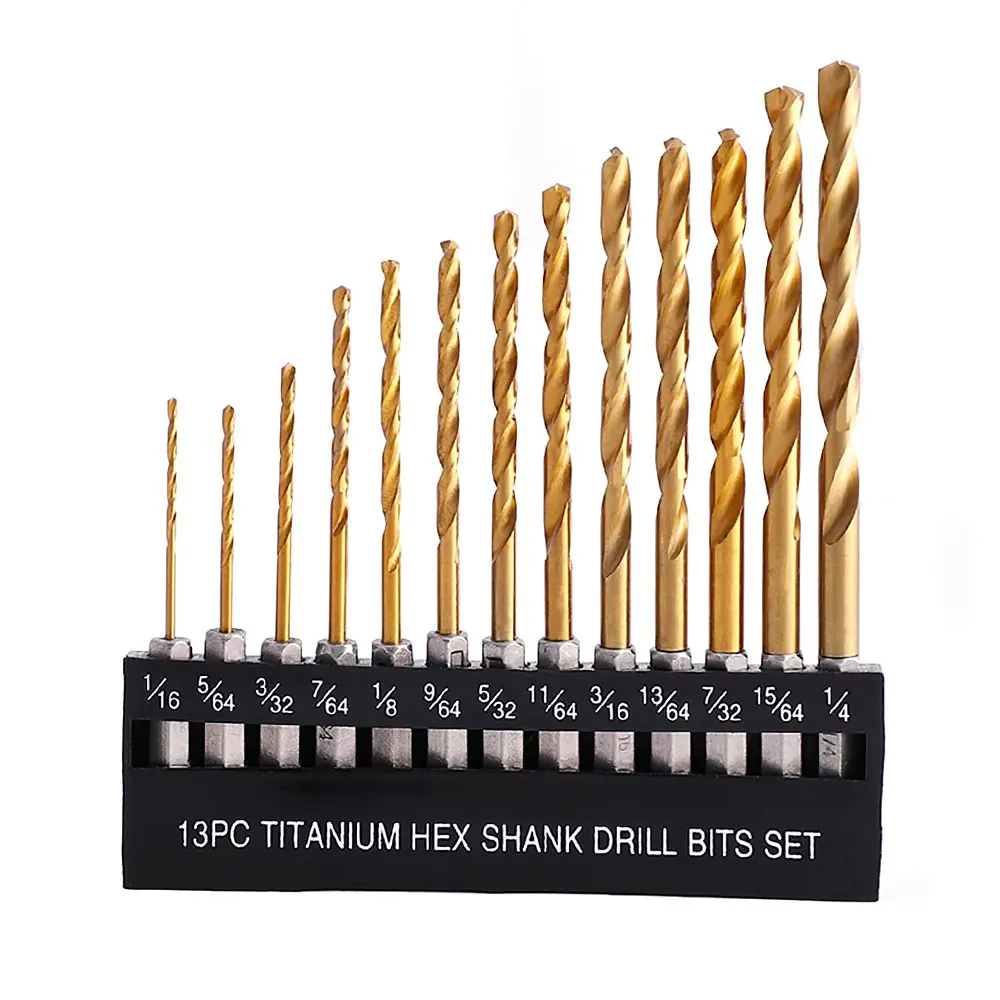 

Binoax набор титановых сверл 13 шт.