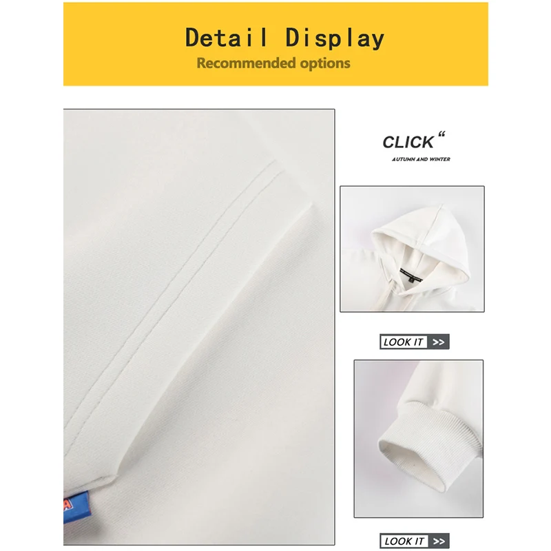 Hooded Solid Color Sweater Spring Autumn Fashion Coat Handsome Student Wear Heavyweight Loose Cardigan Versatile Casual Clother