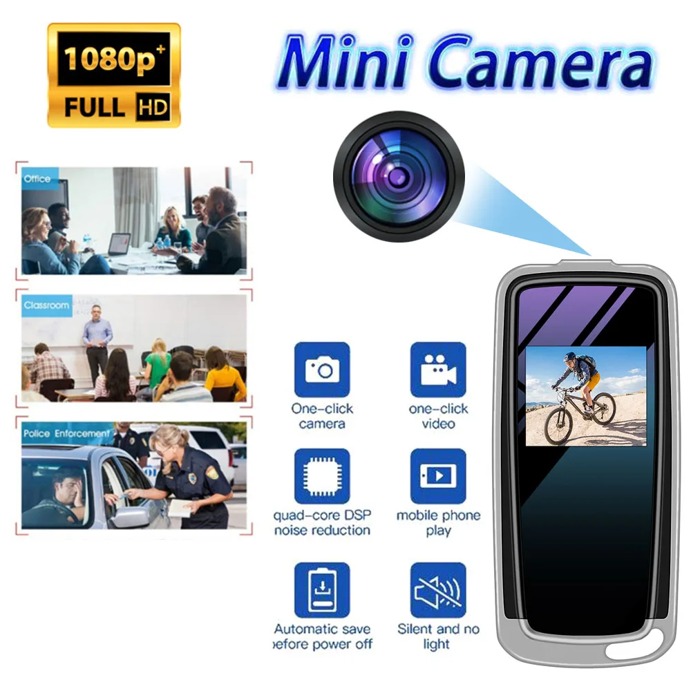 

Mini Camcorder Camera Full HD 1080P Camera Key Chain Pen Digital Video Voice Recorder Mini DV DVR Cam Outdoor Smart HD Cam