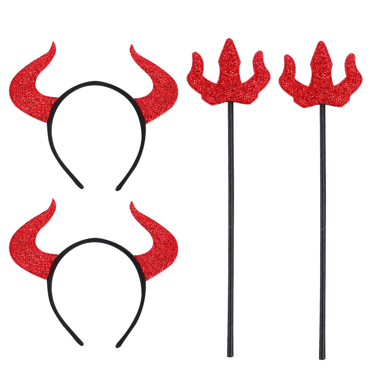 

Demon Cosplay Accessories Halloween Headband Fork Costumes Girls Decoration