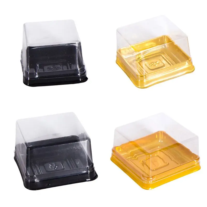 

50pcs 63/100g Square Moon Cake Trays Mooncake Package Box Container Holder Gift