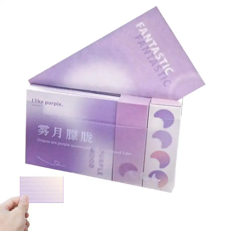 

Липкие заметки, 356 шт., Стикеры для записей с переходом цветов, самоклеящиеся блокноты для записей, Офисная бумага с фиолетовым звездным небо...