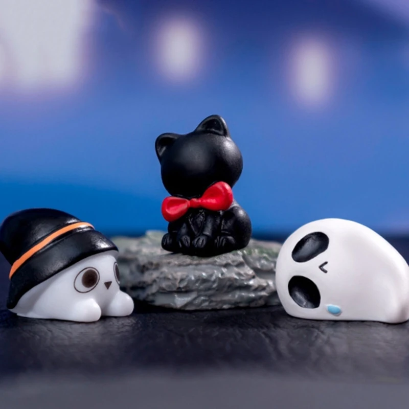 Миниатюрная скульптура с изображением тыквы призрачной летучей мыши эльфа для