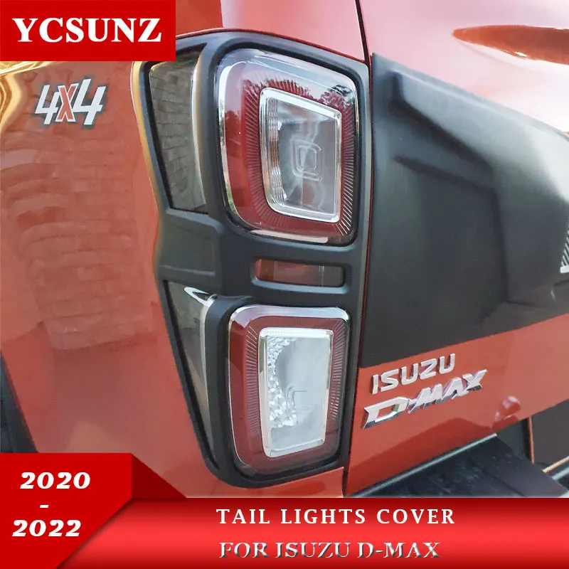 ABS задний фонарь крышка для Isuzu Dmax 2020 2021 2022 D-max V-cross AT35 аксессуары для заднего фонаря Запчасти для пикапа