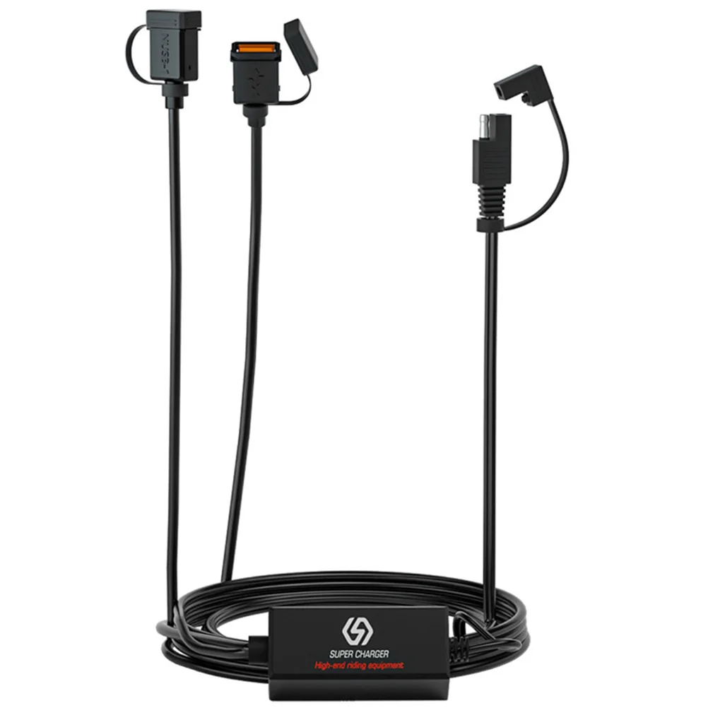 

1 шт., USB-адаптер для мотоцикла с двумя портами