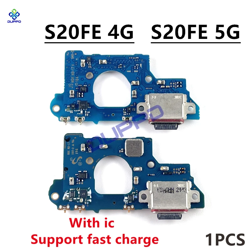 

Original USB Charging Port Board Flex Cable Connector For Samsung Galaxy S20 Fe 4G 5G G780 G780F G781 G781B Microphone