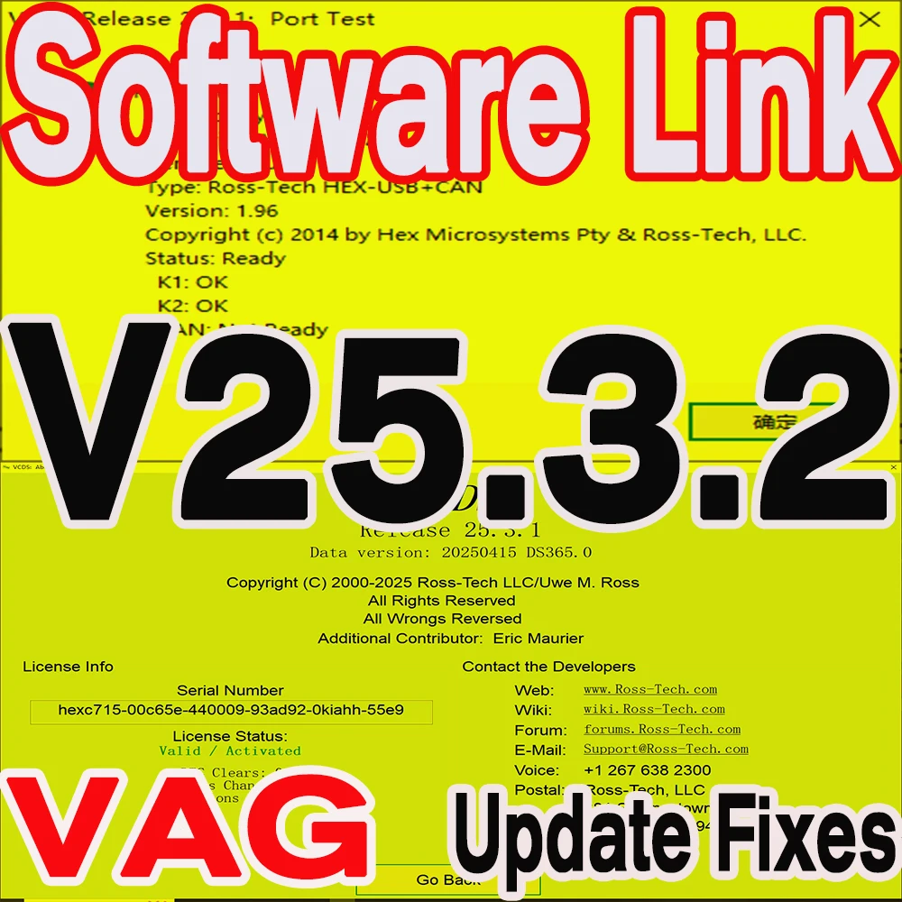 Фото САМОЕ ОБЕСПЕЧЕНИЕ HEX 2025 VAG CDM OBD2 Сканер VAG HE X V2 USB-интерфейс ДЛЯ VW AUDI Skoda Seat Unlimited VINs Многоязычный TODL №4