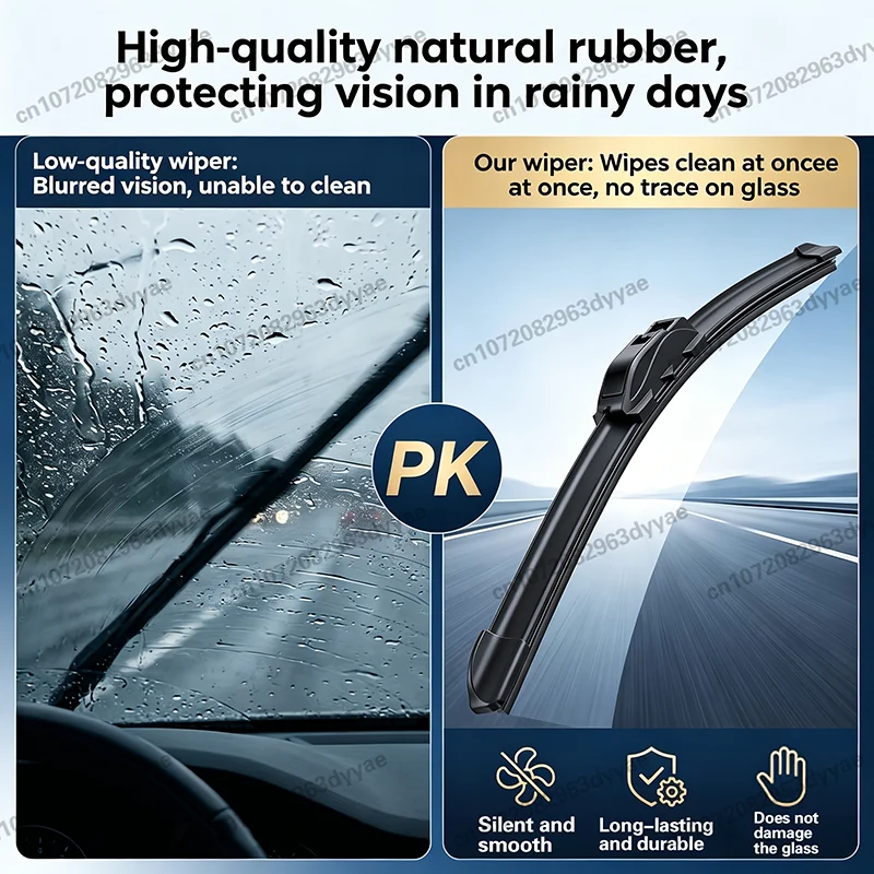 Фото Для Renault Captur, Mitsubishi ASX XJB HJB HJE MK2 2020-2023: Передние щетки стеклоочистителя (28