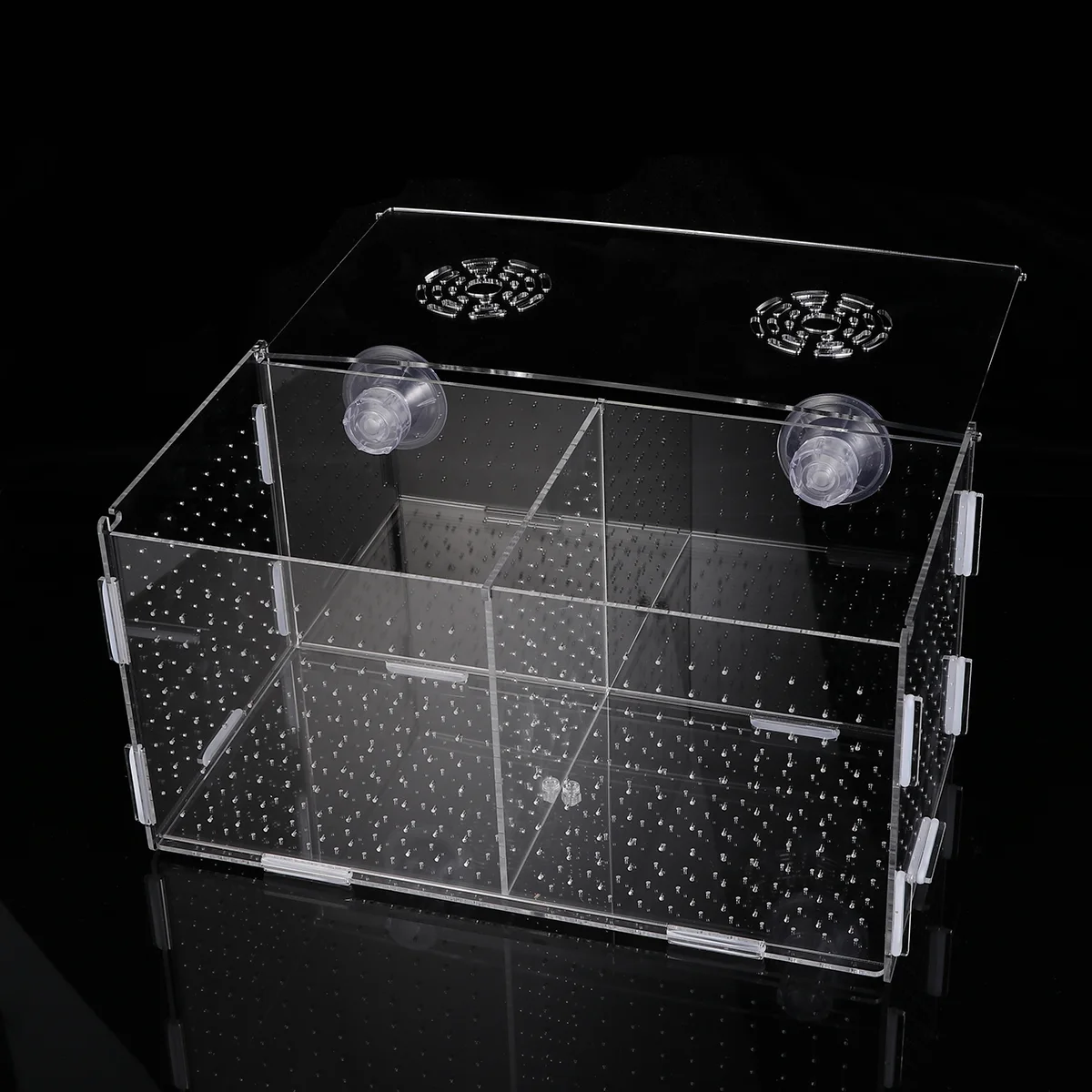 

Tankaquarium Breeder Breeding Box Birthing Isolationnet Betta Incubator Holder Hatching Boxes