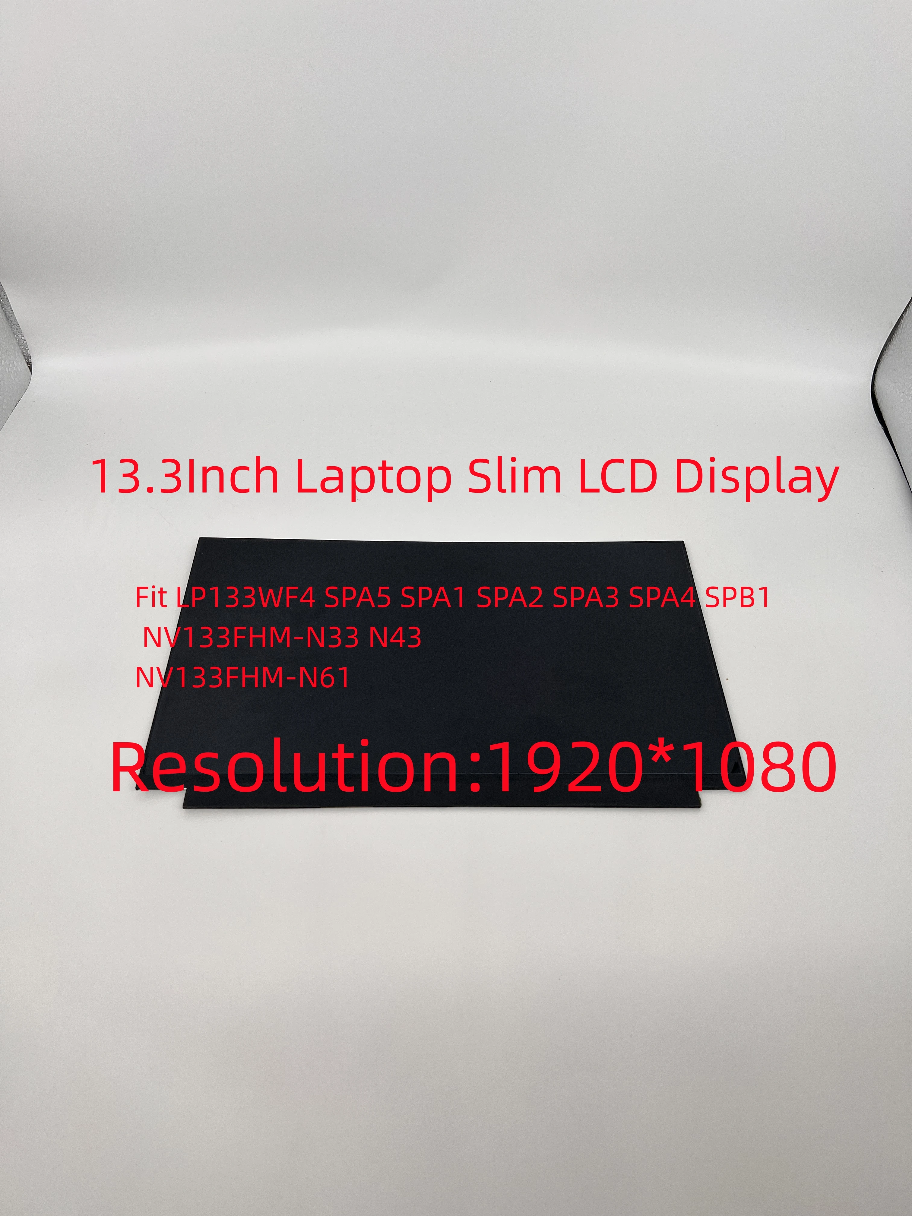 

Fit LP133WF4 SPA5 SPA1 SPA2 SPA3 SPA4 SPB1 NV133FHM-N33 N43 NV133FHM-N61Universal 13.3Inch FHD Laptop LCD Screen Panel 30Pins