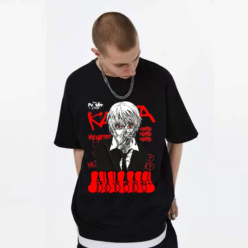 

2022 New Hunter X Hunter Anime Men Women T-shirt Killua Zoldyck Tshirt Streetwear Manga Style T Shirts Man Woman Cotton Tee Tops