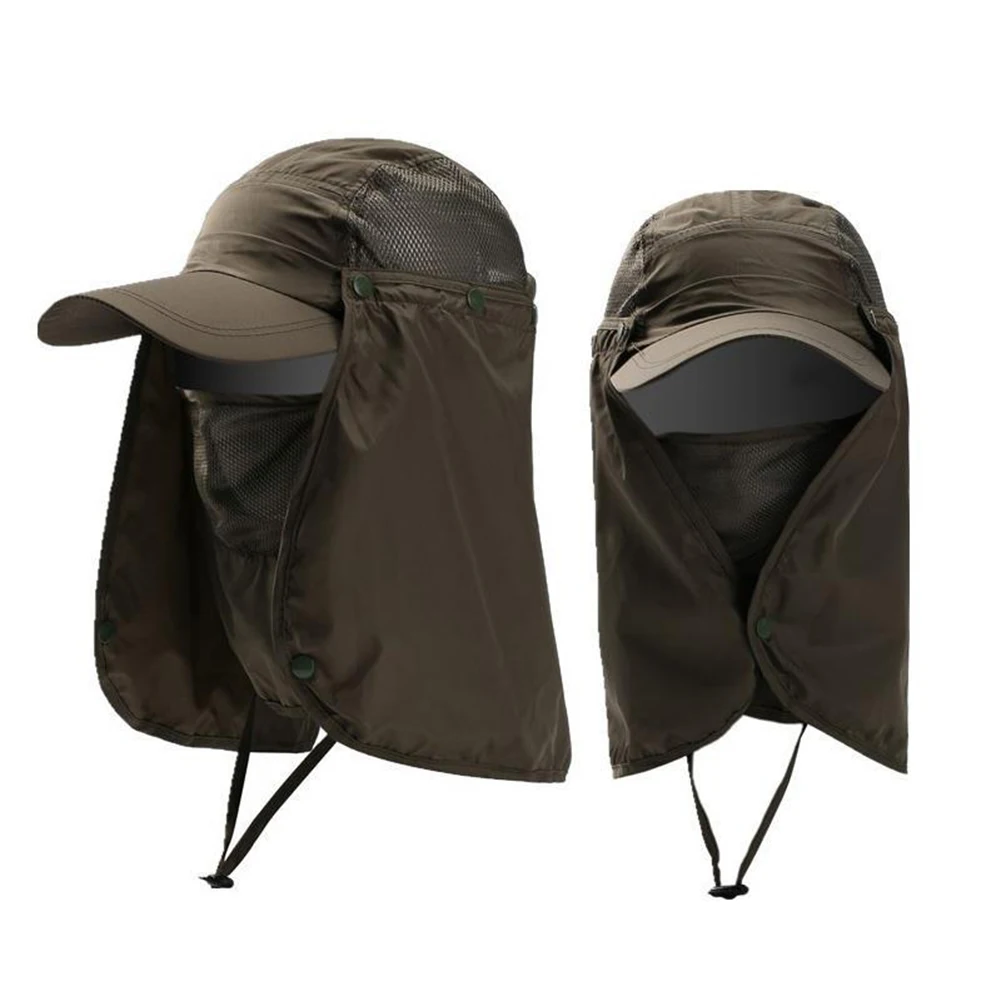 

Brand New Outdoor Hats Neck Cover Hat Clothing Comfortable Headwear Nylon UV Protection For Fishing Camping Hiking