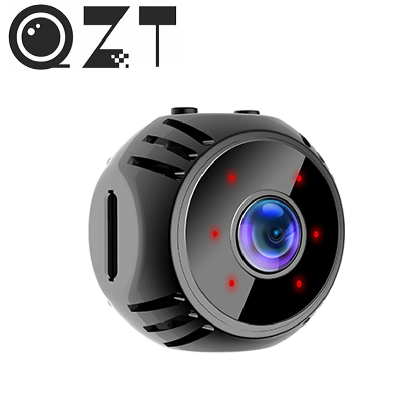 

Qzt Smallest Camera Portable HD 1080P WIf Camcorder Lnfrared Night Vision Motion Detection MicroCam Suport Hidden Tf Card Camera