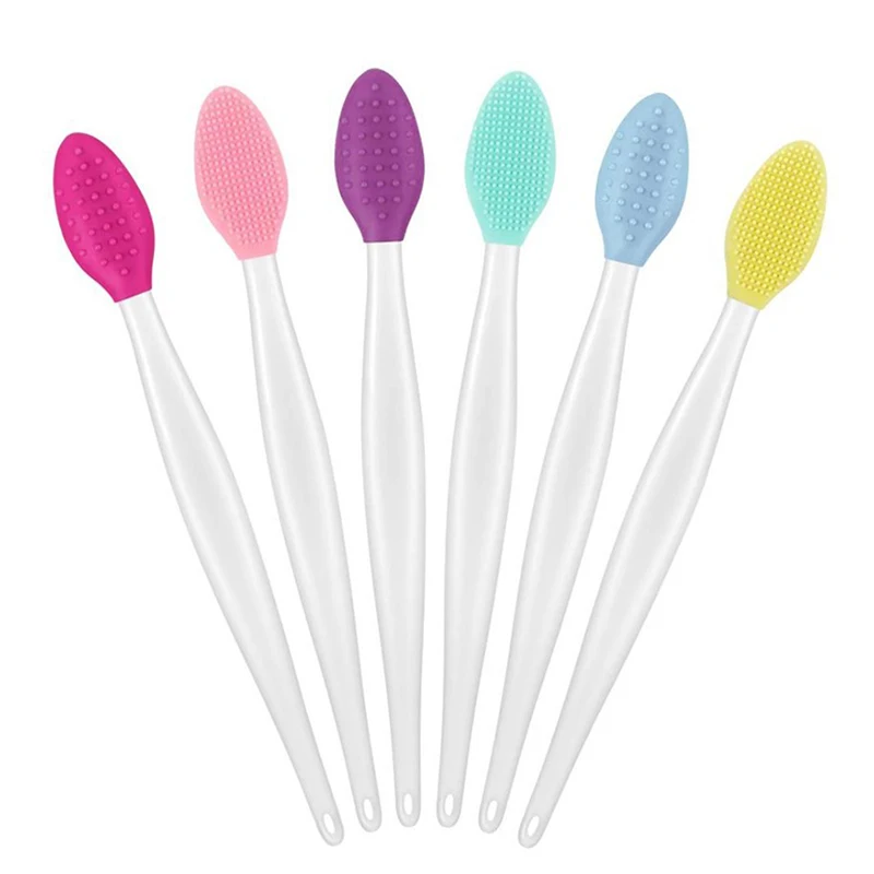 

1PC Double Sided Single Multi-color Wash Silicone Brush Nose Cleanser Blackhead Acne Brush Beauty and Skin Care Tool