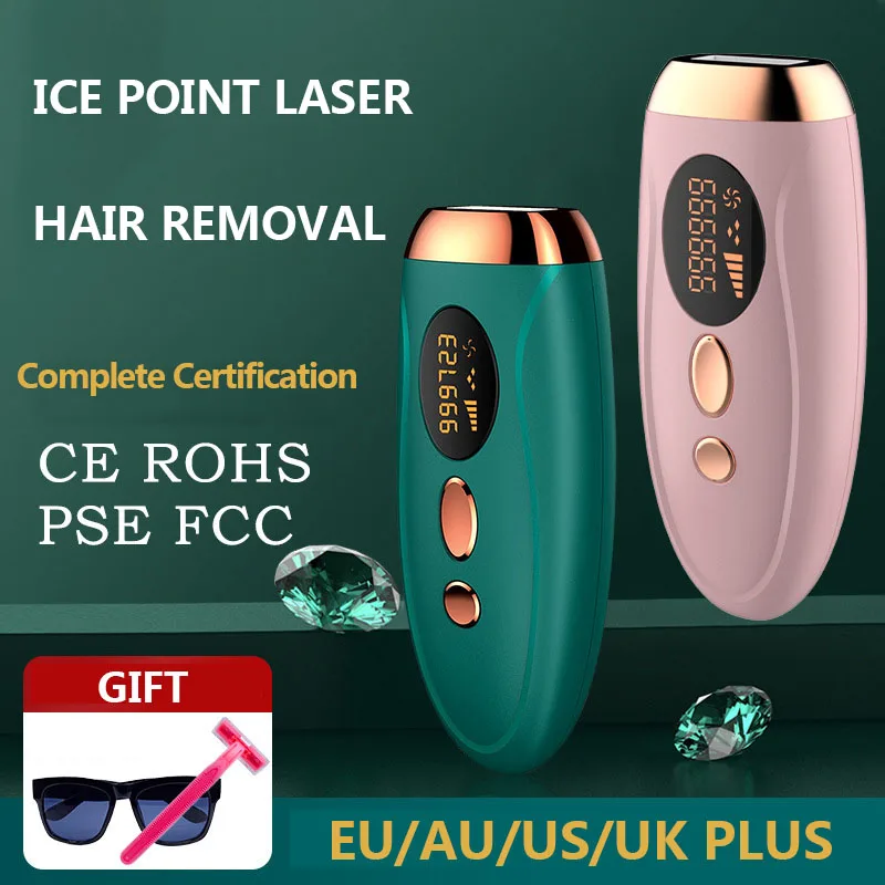 IPL Hair Removal for Women Permanent Laser Epilator 999999 Flash LCD Display Bikini Body Photoepilator Painless Home Use Device