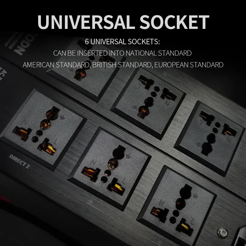 TODN аудио шум фильтр питания переменного тока кондиционер очиститель защита от