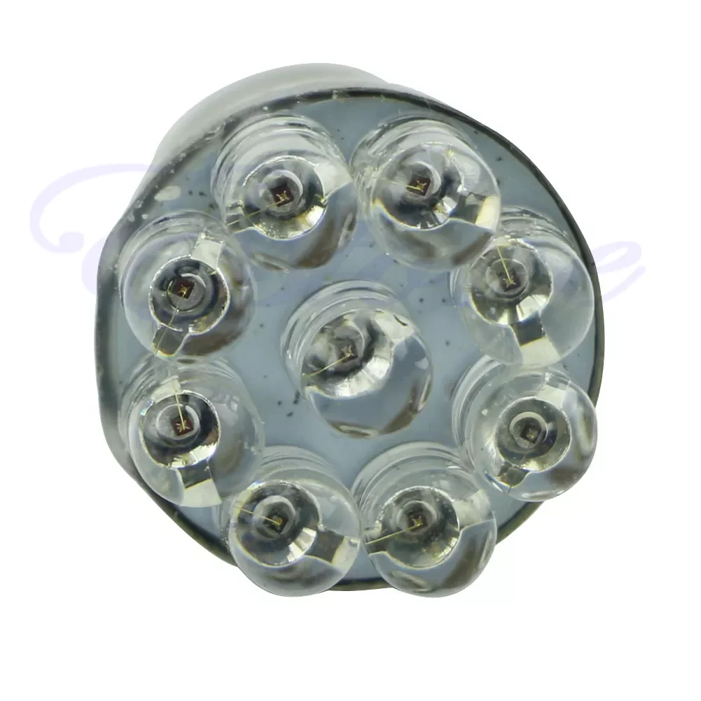 

1156 BA15S 9 LED Car Moto Tail Turn Signal Light Bulbs Bright Yellow