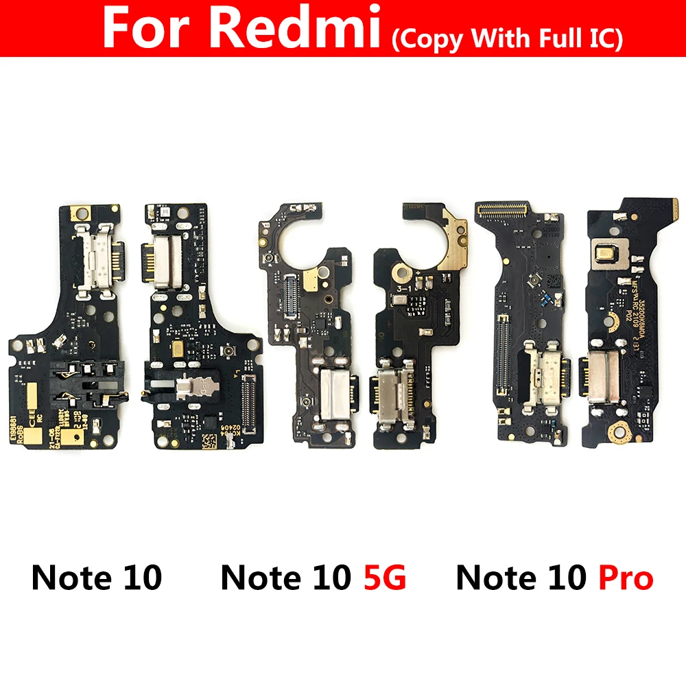 

Для Redmi Note 10 Pro 5G Новый Micro USB разъем порт для зарядки штекер гибкий кабель с IC микрофонная плата ремонт Rarts
