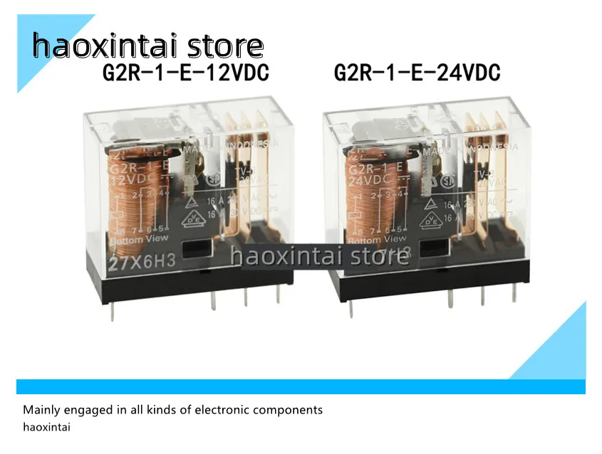 

1pcs RELAY 5/8 PIN G2R-1 2 1A 1-E-5VDC 12VDC 24VDC DC12V DC24V(8 PINS 5A 2 ON 2 OFF)