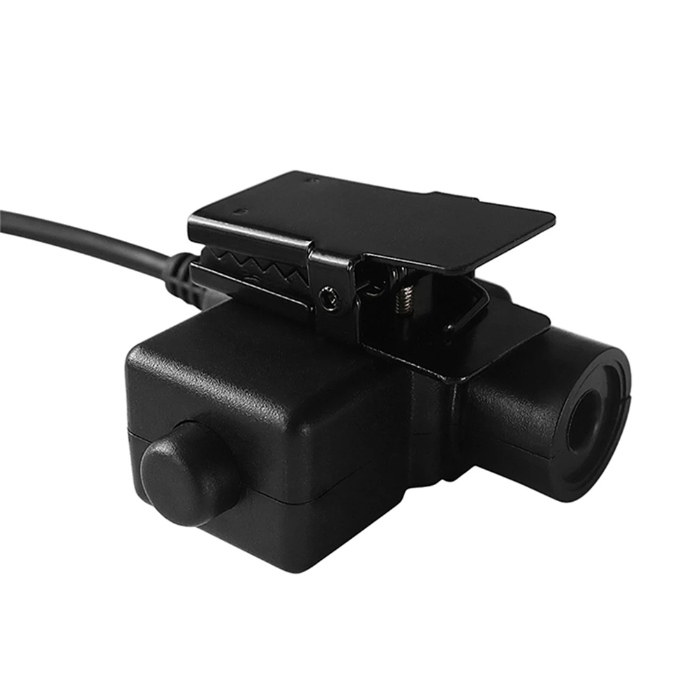 J Standard Jack Headset Adapter U94 PTT for Kenwood Mobile Phone Tactical Headset PTT Plug