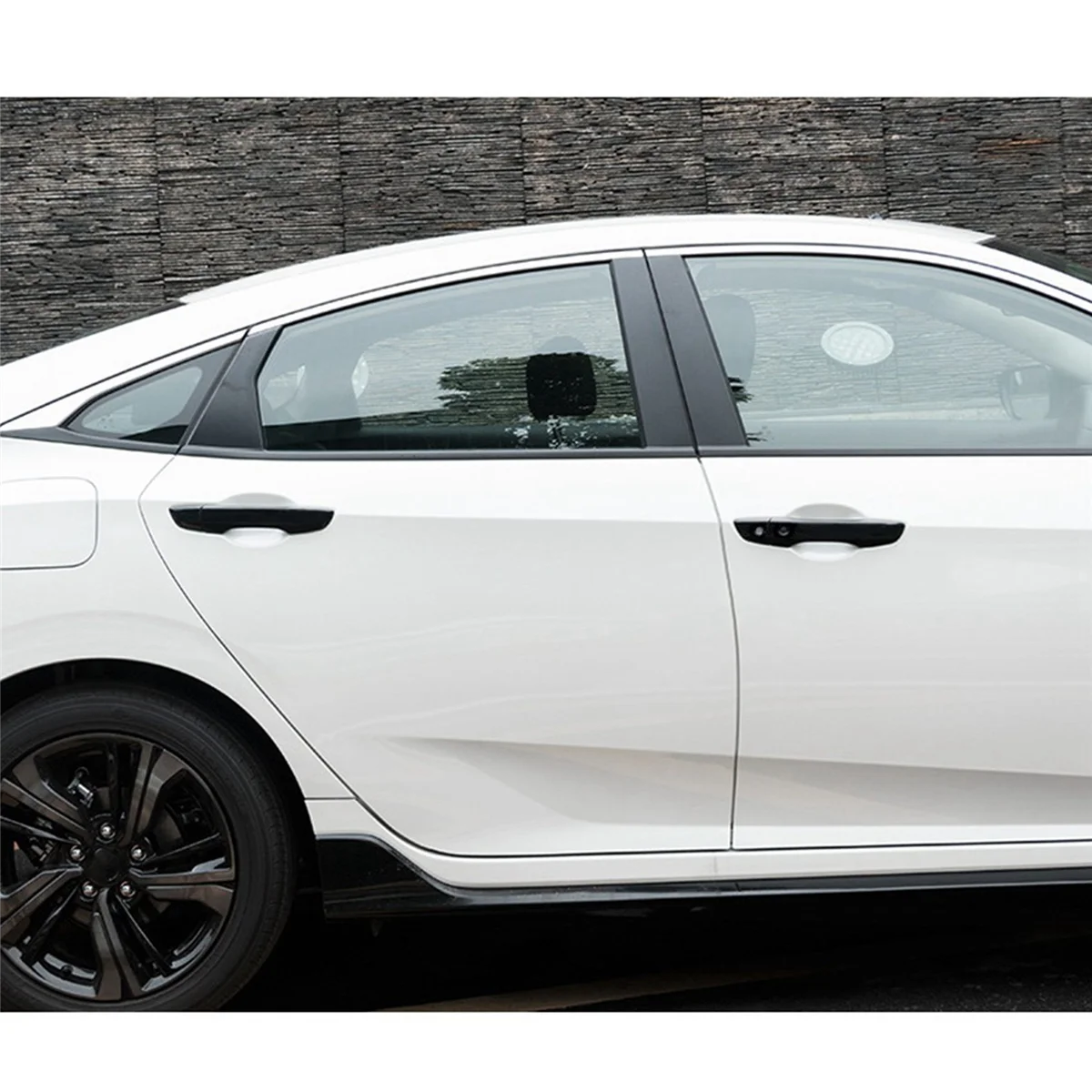 Автомобильная умная дверная ручка наклейка рамка для Honda Civic 10th 2016-2021 FC1 FK7 FK8