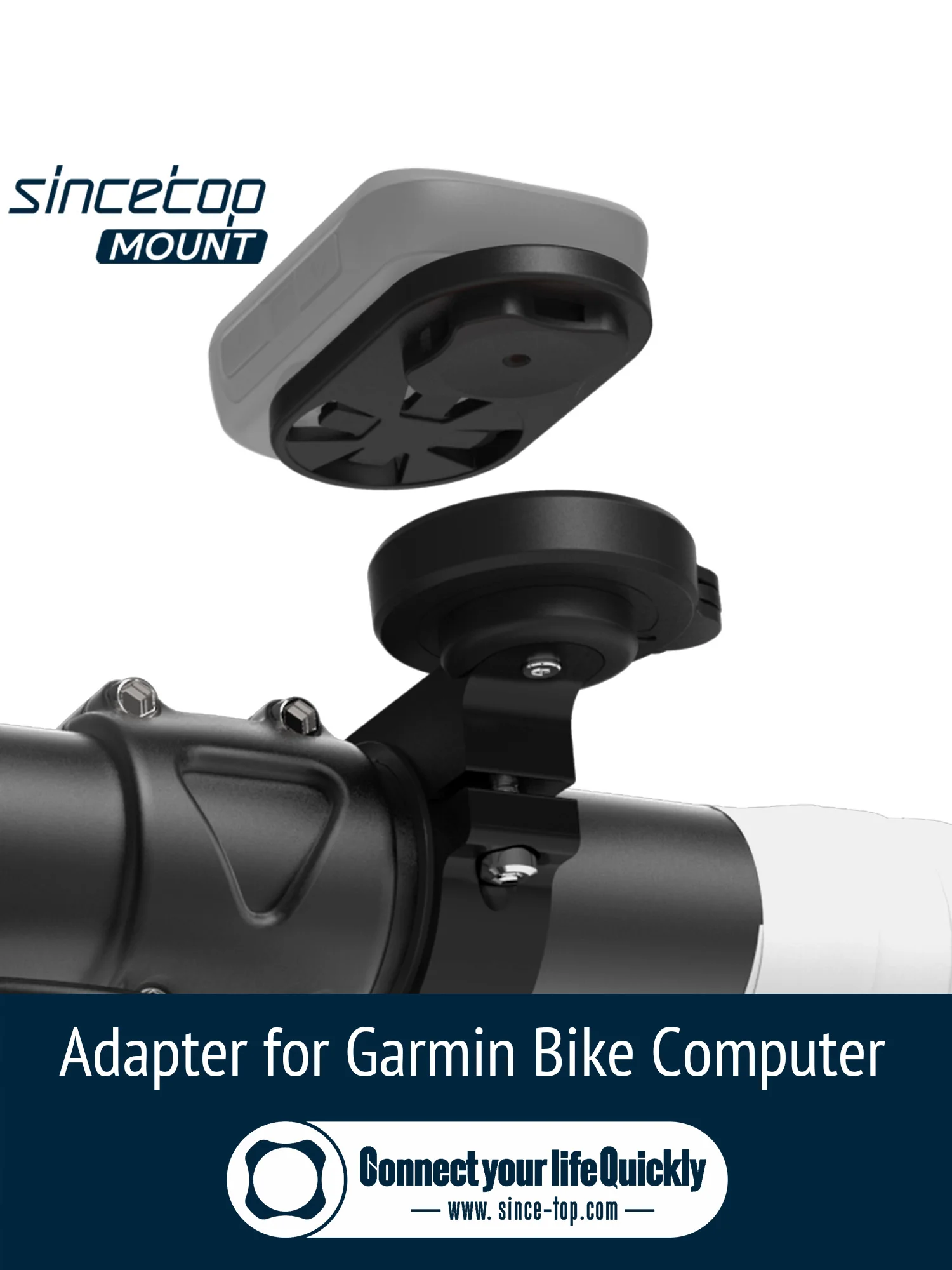 Адаптер для велосипедного компьютера Garmin подключение к креплению sincetop серии C [Gen1