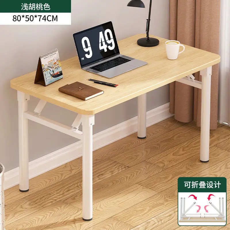 

. Foldable Computer Desktop Desk Simple Home Outdoor Student Bedroom Rectangular Desk Desk