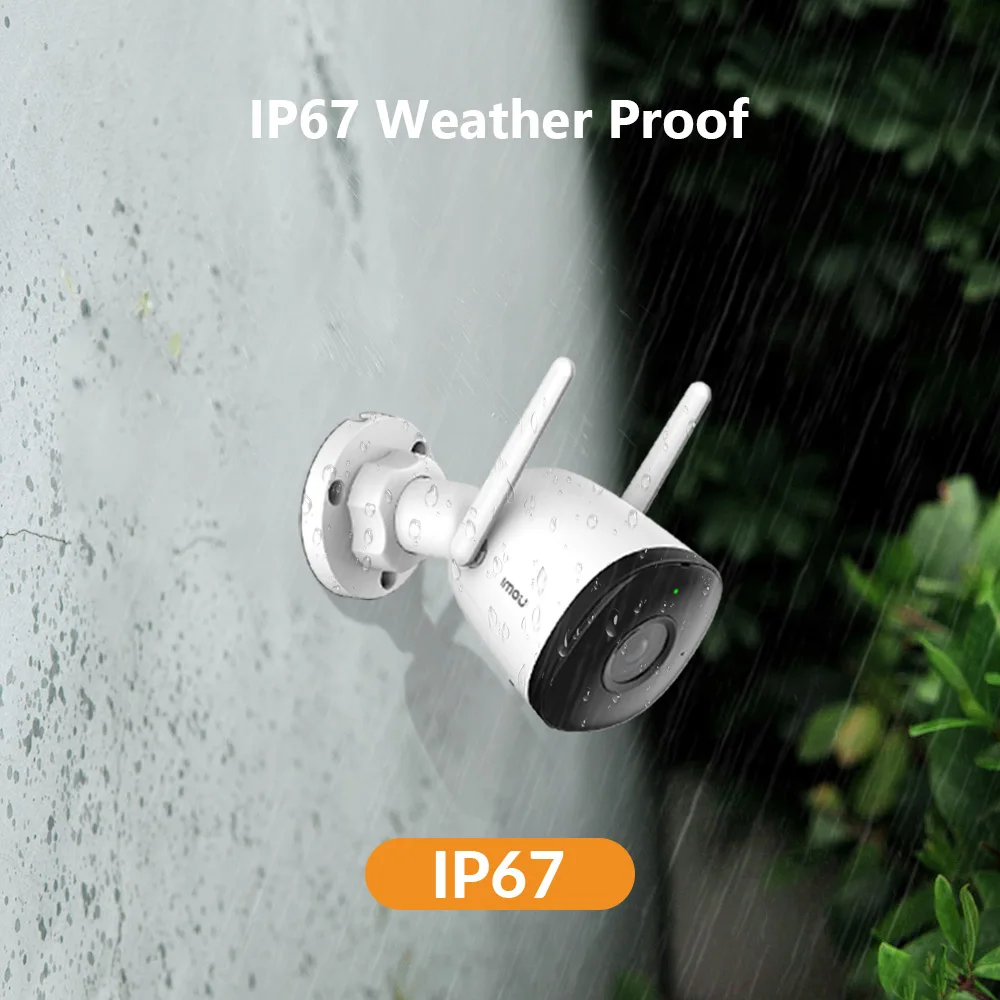 IP-камера Imou Bullet 2C 4MP Wifi камера QHD наружная IP67 встроенный микрофон обнаружения