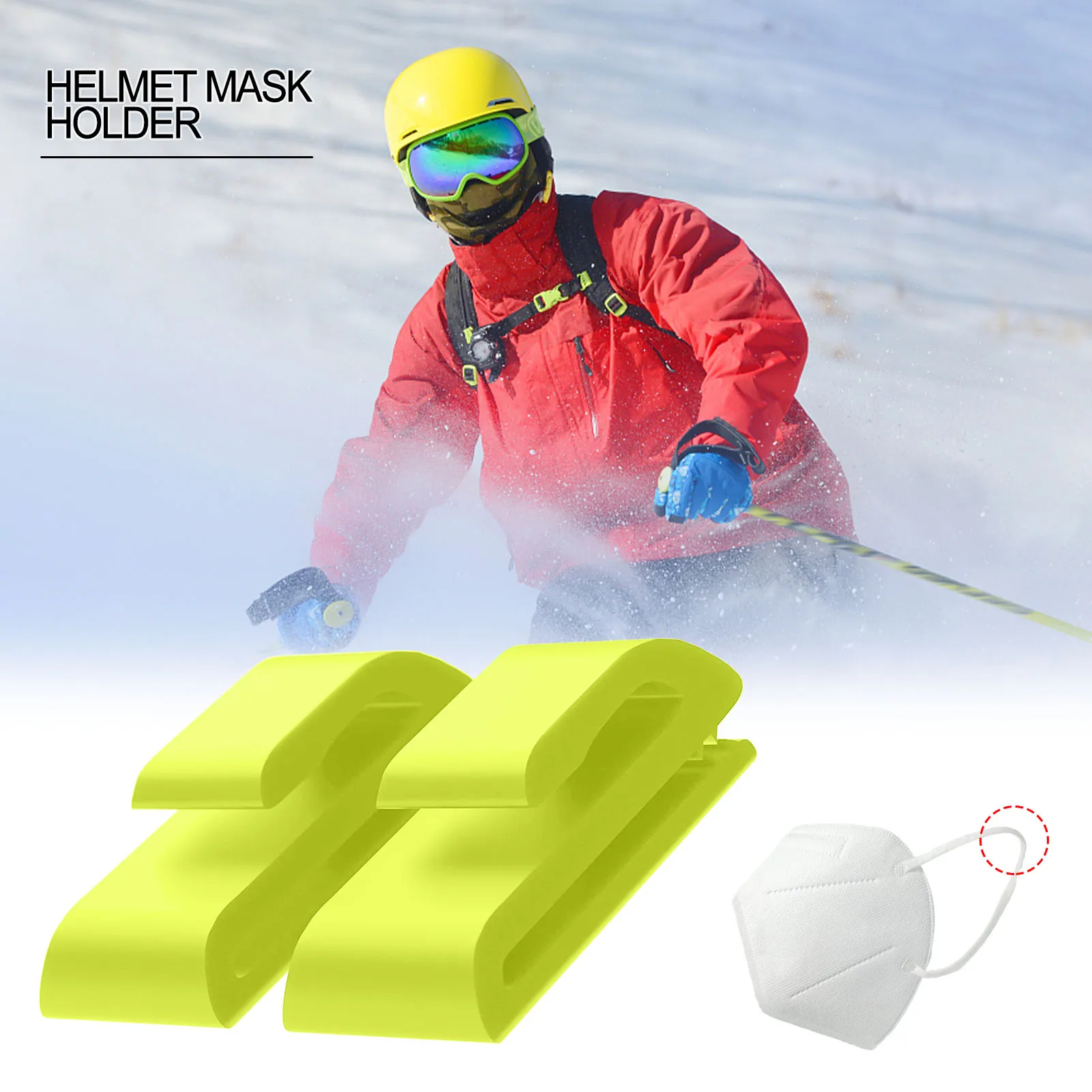 2 шт. держатель для маски лыжного шлема |