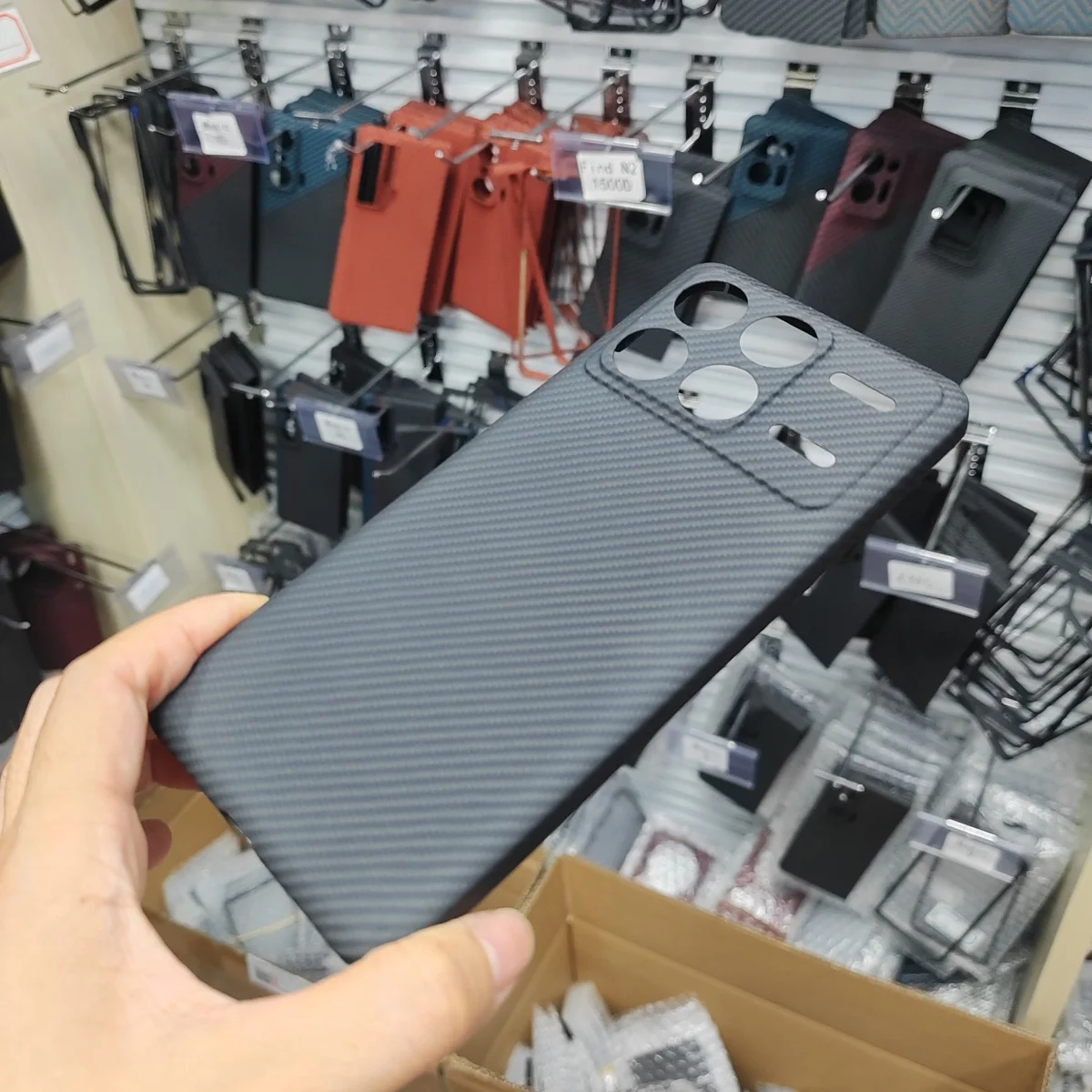 Чехол из углеродного волокна для телефона Redmi K70 и Pro Ультратонкий чехол