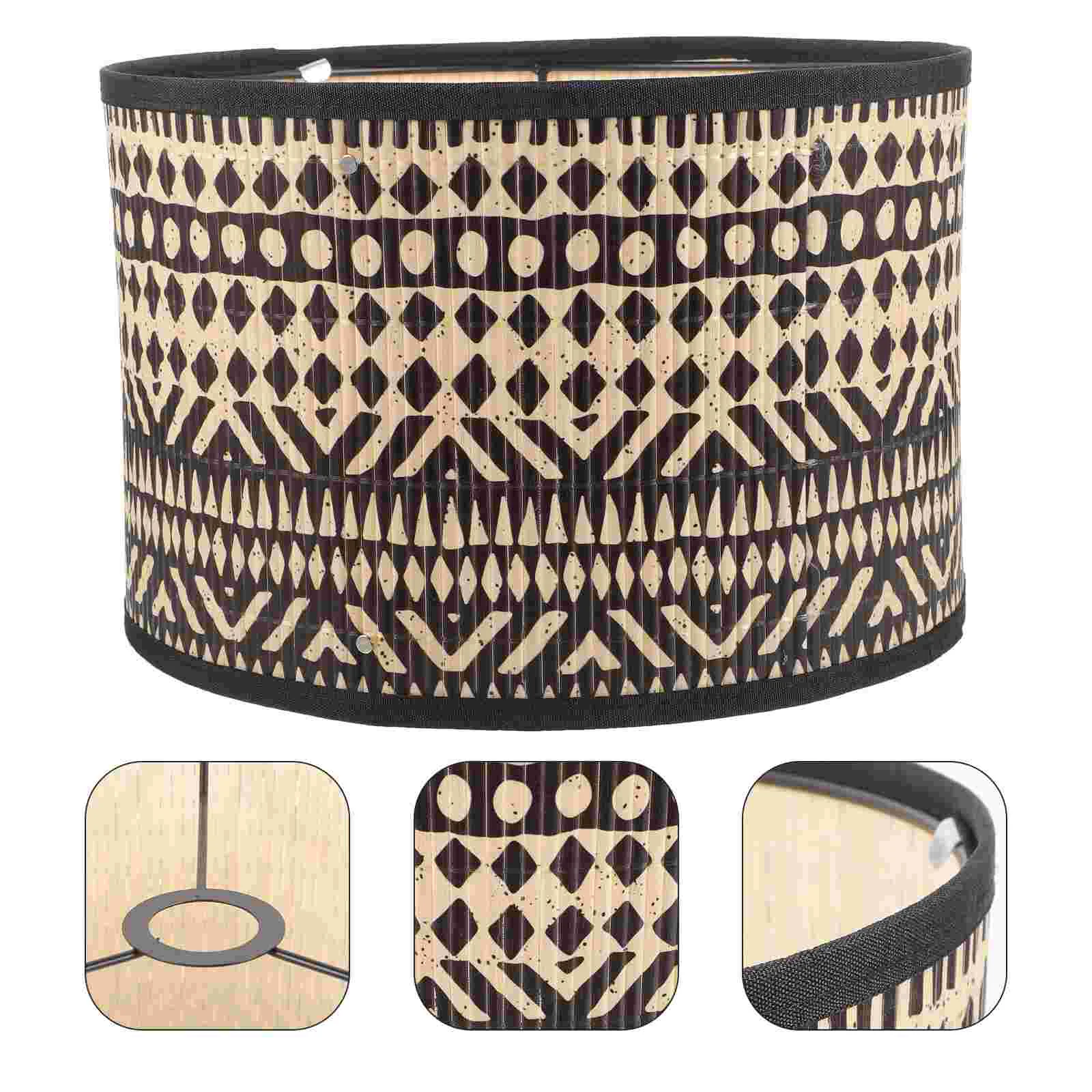 

Pendant Lights Unique Lamp Shades Rustic Replacement Parts Chandelier Modern Bamboo Hanging Only Table Cover