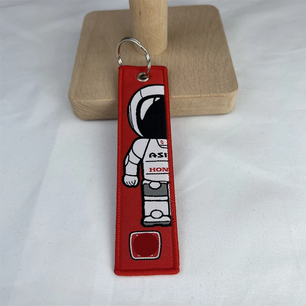 

Motorcycle Keychain 1PC Fabric Cartoon Emblem Logo For Asimo Honda CBR CB CTX 250 400 500 600 700 1000 1100 RR Moto Accessories