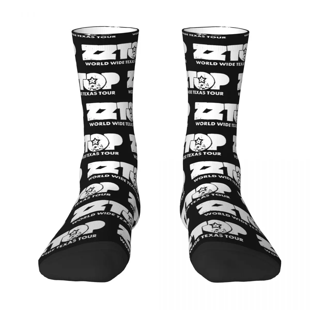 

R212 Stocking World Wide Texas Tour Band The Best Buy Funny Novelty Graphic Knapsack Compression Socks
