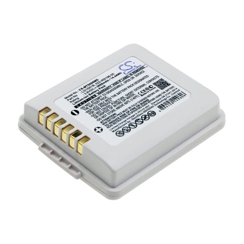 Сменная батарея CS для телеметрического передатчика Mindray, TMS60, TM80, TMS-6016, BeneVision TMS60, Ben, артикул: LI21I001B, 3800 мАч  14,44 Вт·ч (art.: 3920dccb44eb7) - 3920dccb44eb7