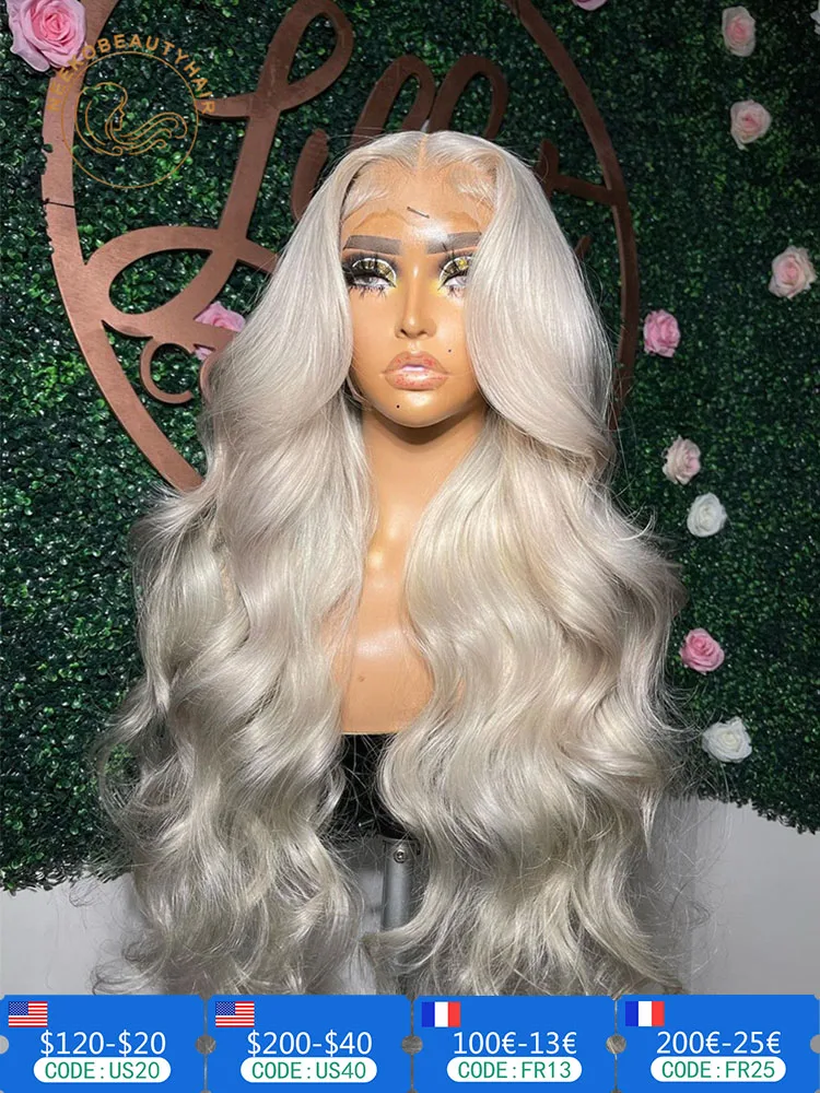 Ed Lace Front Wig #60 Wavy Pre Plucked 13x6 Hd Transparent Lace Frontal Wigs For Women Human Hair
